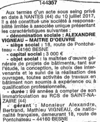 Annonce légales